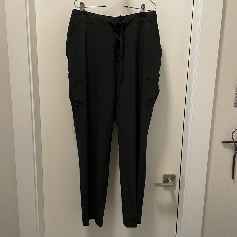 Jockey Black Cargo Pants with Elastic Waistband